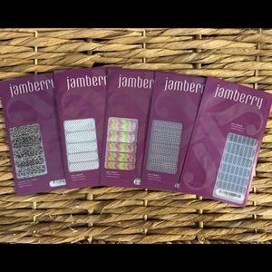 Lot of 5 Jamberry Nail Sets